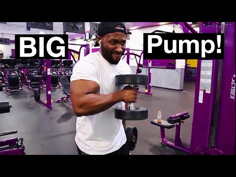 BEST Arm & Back Workout At PLANET FITNESS