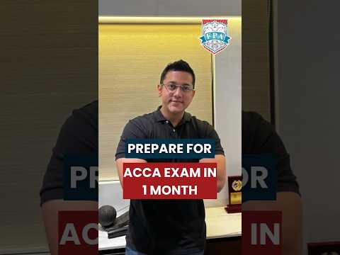 Cracking the ACCA Exam in 1 Month | ACCA Exam Tips | Zaheer Sayed ACCA