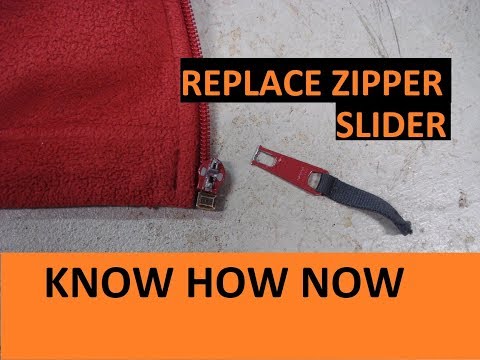 How to Replace a Zipper Slider