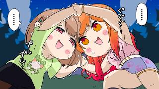 【手描き】元カレが被ってた のどかちゃんとりりーかw【春先のどか/一条莉々華/ホロライブ切り抜き漫画】