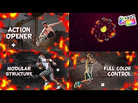 Apple Motion Template: Action Slideshow | FCPX