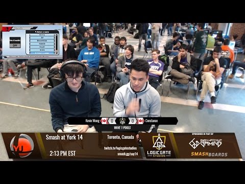 Smash at York 14 - Constance (ZSS) vs Kevin Wong (Rosalina) - Smash 4 Wave 1 Pools