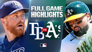 RAYS vs. ATHLETICS: Official Full Game Highlights (August 12) | 2026 MLB Season