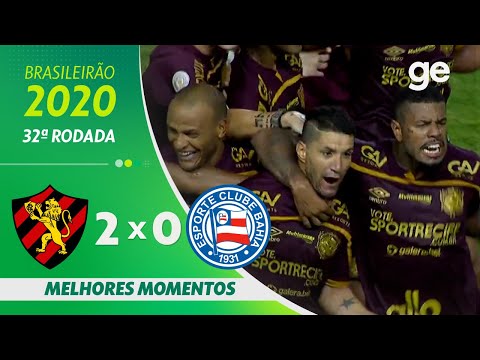 SPORT 2 X 0 BAHIA | MELHORES MOMENTOS | 32ª RODADA BRASILEIRÃO 2020 | ge.globo