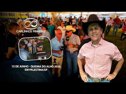 Programa Carlinhos Pinheiro apresenta os melhores momentos da Queima do Alho de Palestina/SP.