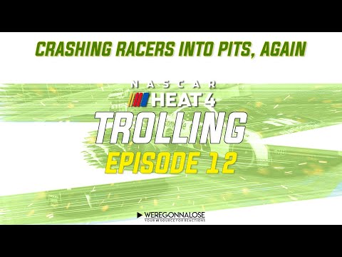 I'm Still Crashing Nascar Racers Into The Pits And It's HILARIOUS!
