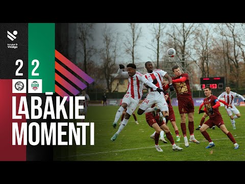 35. kārta: FS Jelgava 2:2 FK Liepāja (Labākie momenti)