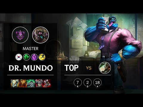 Dr. Mundo Top vs Riven - KR Master Patch 10.23