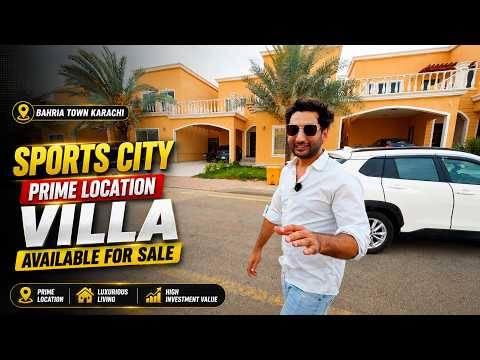 Sports City Prime Location Villa Available for Sale | Bahria Town Karachi