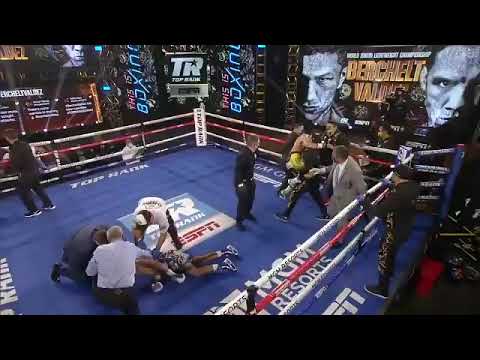 Terrible nocaut en el MGM   Oscar Valdez a Berchelt