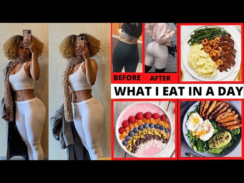 WHAT I EAT IN A DAY TO STAY THICK FIT || Nene D
