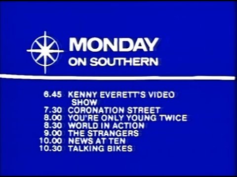 Monday 3rd July 1978 ITV Southern - Day By Day - Adverts - David Niven - Twiggy - Kenny Everett