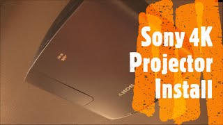 Sony VPL-VW325ES 4K Home Cinema Projector Install - Frisco, TX!