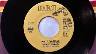 Who's Counting , Marie Osmond , 1984