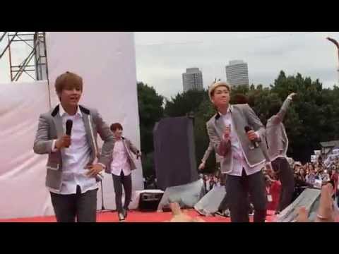 150614 BTS in Moscow on festival "Bridge to Korea" - folk korean song