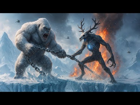 King Kong vs Thawed Horror: Ice Age Battle from 2 Million Years Ago the Lost Tribe of Antarctica !