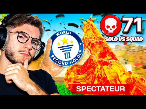 71 KILLS SOLO VS SQUAD ! J'ANALYSE LE NOUVEAU WORLD RECORD DE KILLS !! (comment il fait ?)
