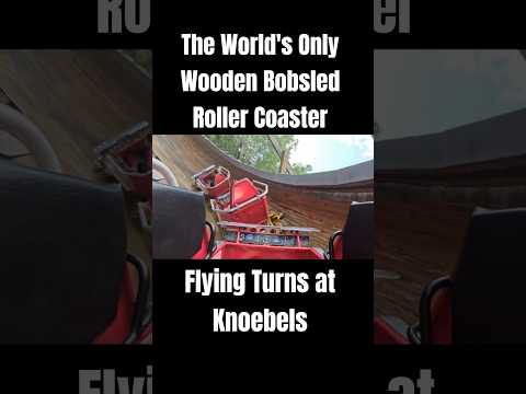 Flying Turns  - World's Only Wooden Bobsled Roller Coaster (Full ride video on channel)