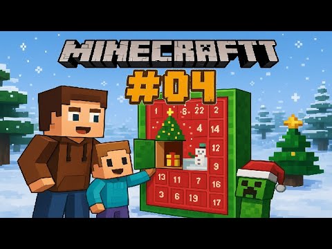 Minecraft Adventskalender 2025 ~ Türchen 04 ❄️🎄 Let’s Play mit Mawolus & Diwolus 🎁