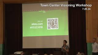 Town Center Visioning Workshop 7.25.24