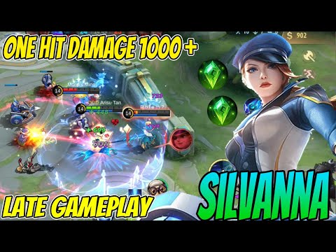 SILVANNA BRUTAL DAMAGE BUILD FULL DAMAGE EASY DELETE ENEMY - Silvanna Best Build 2023 ~ MLBB