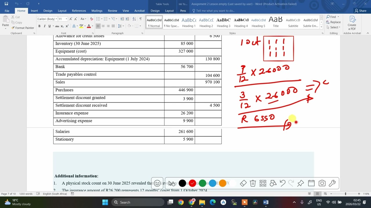 2026| FAC1502| Assignment 2| Question 6| Part 2 of 6