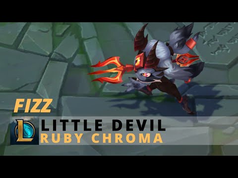 Little Devil Fizz Ruby Chroma - League Of Legends