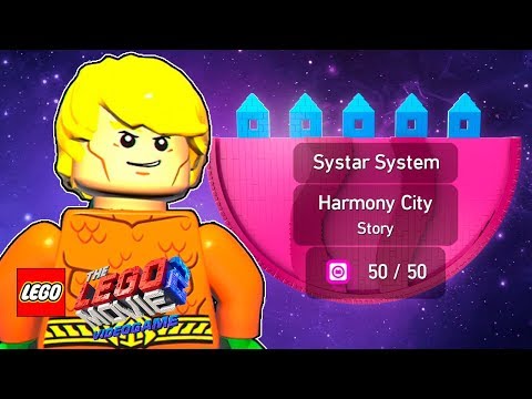The LEGO Movie 2 Videogame 100% Gameplay Walkthrough - Harmony City 50/50