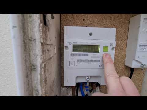 How to read the E470 Landis + Gyr electric meter