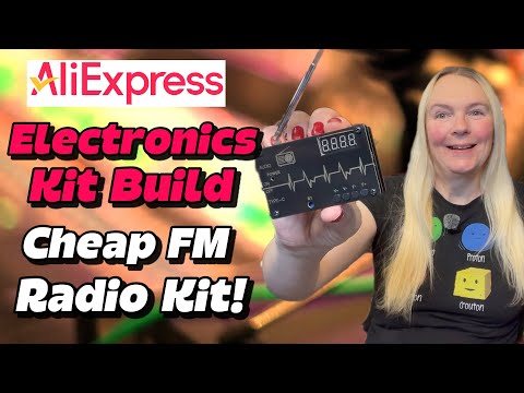 AliExpress Cheap FM Radio Electronics Kit Build!  Build Your Own Radio For £4!
