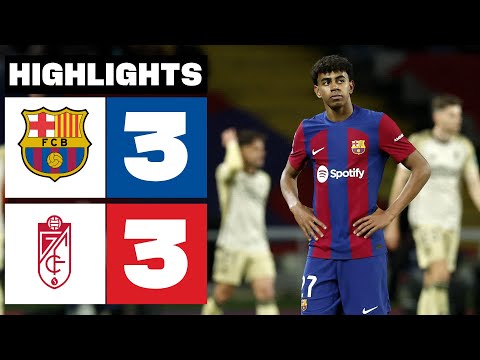 Resumen de Barcelona vs Granada Jornada 24