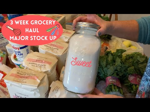 3 Week Grocery Haul Stock Up $70 & Overnight French Toast Bake