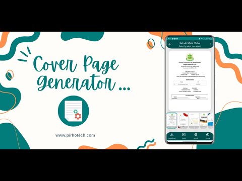 Cover-Page Generator - PDF