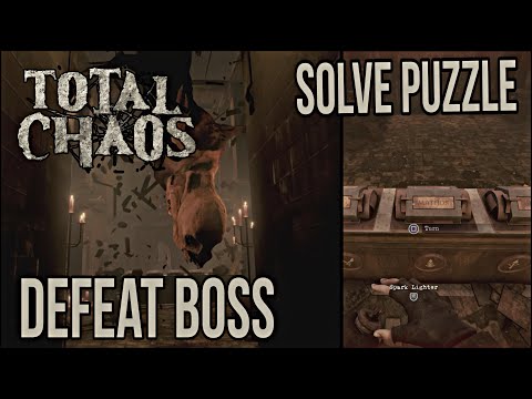 Solving the Puzzle & Defeating the Boss in the Library in Total Chaos l Location of Missing Plate  