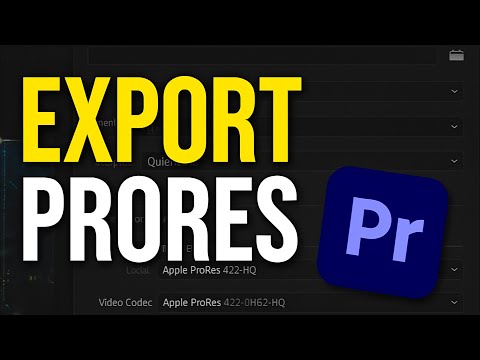 How to Export ProRes in Premiere Pro (Beginner Friendly)