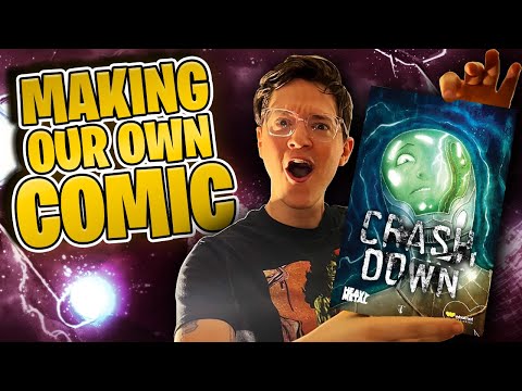 Creating Our First Original Comic Book! | Horror Comic "Crash Down" Announcement & Details