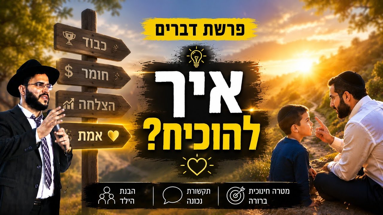 איך להוכיח - פרשת דברים  | הרב אברהם ביטון 