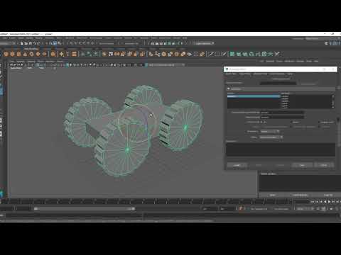 Making perfect wheel animation in Maya in 4 minutes with expression editor (subs)
