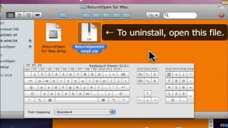 Open File/Folder with return key Free on Mac-MR