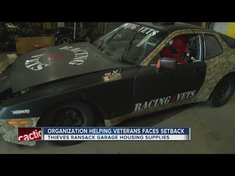 Thieves steal tools and tires from veterans racing team