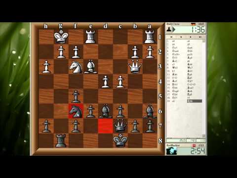 Blitz Chess Match on ICC with german commentary vs. DailyChess (Germany)