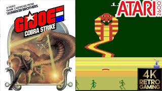 G.I. Joe Cobra Strike Atari 2600 4k Gameplay