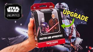 Master and Apprentiece Upgrade 🚀 Ulepszam gotową talię Twin Suns Star Wars Unlimited