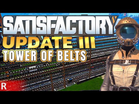 Satisfactory Gameplay #44 [Rachael] : TOWER OF BELTS | 2 Player Co-op