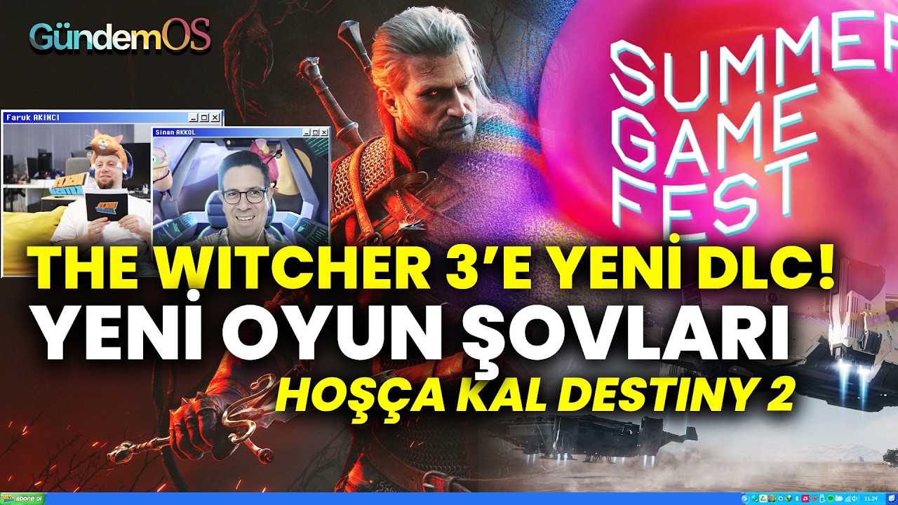 THE WITCHER 3'E YENİ DLC! - KAÇIRMAMANIZ GEREKEN OYUN ŞOVLARI - GündemOS Oyun Haberleri