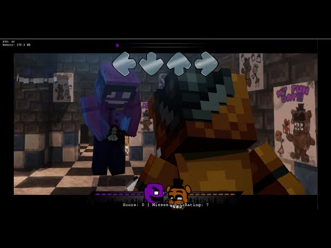 TAKEN APART || FNF VS FNAF 3 BUT ITS MINECRAFT