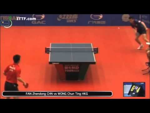 2014 Kuwait Open 1 4 FAN Zhendong vs WONG Chun Ting