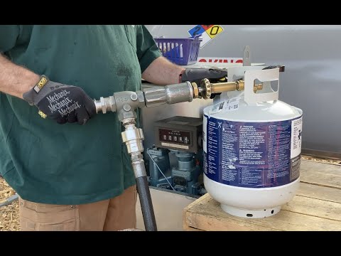Filling a new 20 lb Propane Tank, the OPD safety valve, & safe transporting of a tank in a vehicle