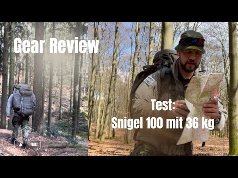 Snigel 100 liters - Bundeswehr backpack with 36 kg