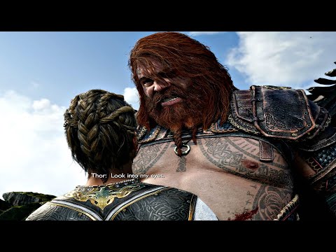 Thor Saves Atreus From Heimdall Bullying Scene - God of War 5 Ragnarok (4K 60FPS) PS5